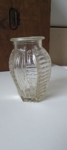 Vase art déco  1960 en verre