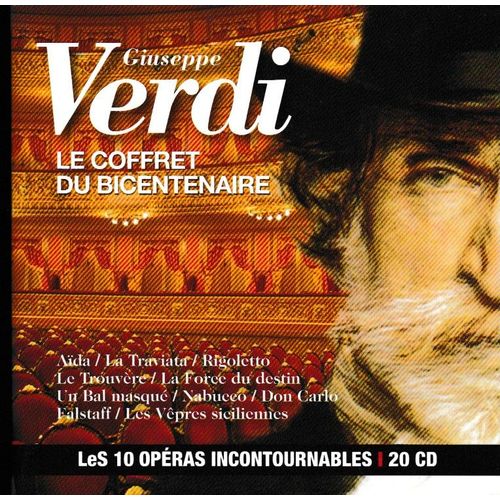 Verdi Giuseppe Le Coffret Du Bicentenaire 10 Opéras Incontournables 20 Cd