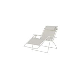 Fauteuil Relax De Jardin À Lacets Heinola Multiposition Sable Hyba