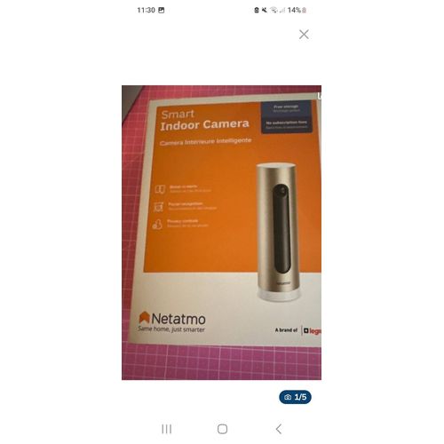 Camera welcome netamo wifi