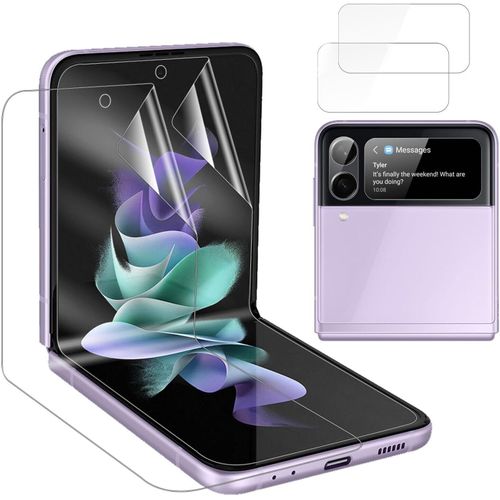 [2 pièces Transparent Protection Ecran pour iPhone 13/ iPhone 13 Pro/iPhone 14 / iPhone 16e, HD Hydrogel TPU Souple Film Protecteur [Anti Rayures][Anti-huile][Pas Facile à Casser]