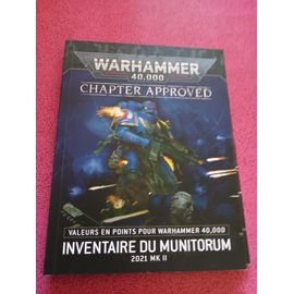 Warhammer 40000 Chapter Approved - Inventaire Du Munitorum 2021 Mkii