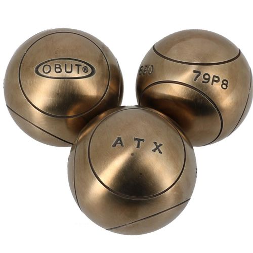 Boules De Pétanque Obut Boules De Pétanque Obut Atx Competition 174mm Argent Métalisé 680g