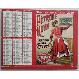 Calendrier Almanach Du Facteur Année 2019 - Publicité Ancienne