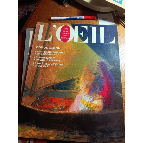 L4oeil L'art Sous Toutes Ses Formes 441 Odilon ,Redon, Chien : Le Bouddhisme , Les Antiquaires A Bruxelles Et Paris ....