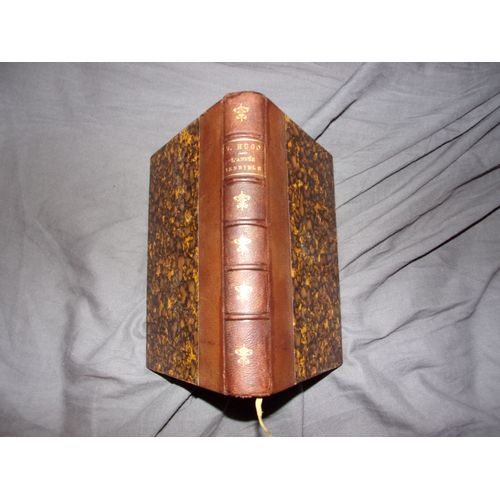L¿ Année Terrible De V. Hugo, 1875, Une Des Premières Éditions Avec Reliure Artisanale Demi Cuir D¿ Époque