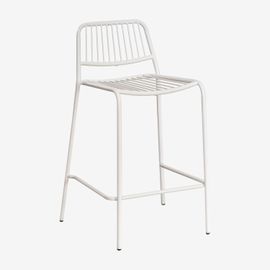 Tabouret Haut Empilable Jardín Elton Blanc Gardenia ¿65 Cm