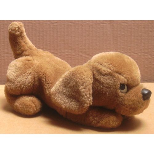 Peluche Chien Allongé Cp Lgr 20cms Marron Clair