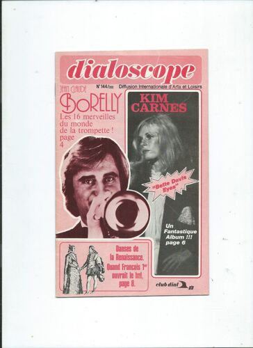 Dialoscope 01/03/1982 Kim Carnes, J C Borelly, Julien Clerc, Sheller, Bachelet, Alain Barrière, Patrick Juvet, Michèle Torr, Jaïro, Claude François, Sardou, Renaud, Balavoine, Sheila, Karen Cheryl 144