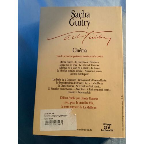 Sacha Guitry Cinéma 