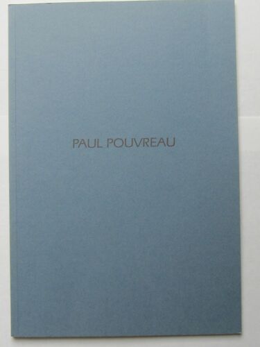 Paul Pouvreau Catalogue Exposition Photographies Galerie Edouard Manet Gennevilliers 1991
