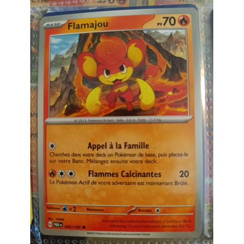 Commune - Pokemon - Faille Paradoxe - Flamajou 20/182
