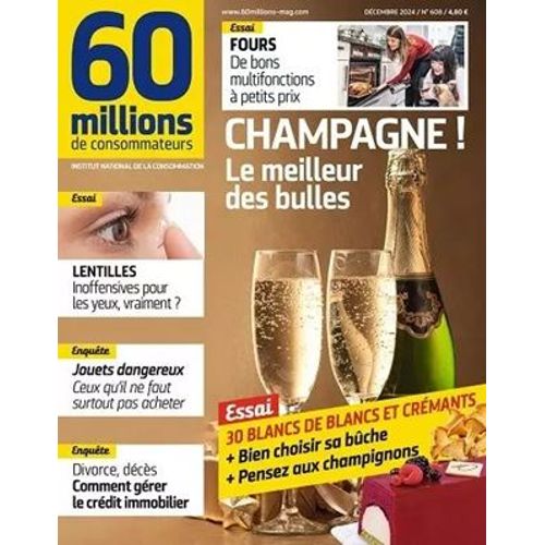 60 Millions De Consommateurs, Décembre 2024, N°608