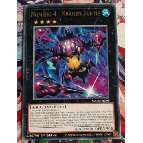 Yu Gi Oh Mztm Fr095 Numéro 4 Kragen Furtif Rare