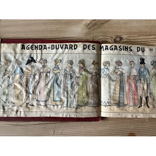Agenda Buvard Du Bon Marché - Les Modes Du Siècle. 19ème Siècle