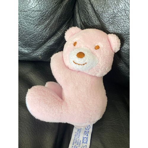 Mini Doudou Ours Rose Chicco 9cm
