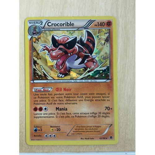 (1807) Crocorible 62/98 Pokemon 