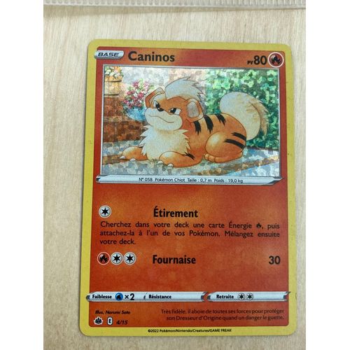 (1805) Caninos 4/15 Pokemon 