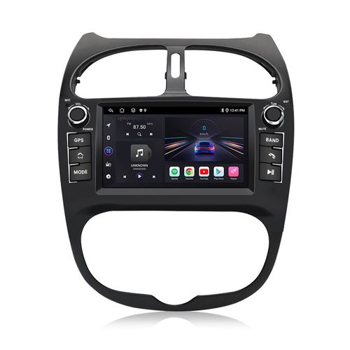 7''anddroid13 Junsun 2+32G WIFI autoradio pour Peugeot 206 2001-2016 RDS DSP DAB+ BT GPS NAVI 4Kern