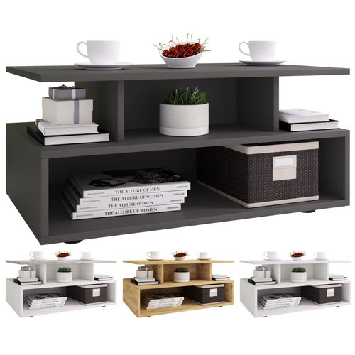 Vcm Bois Table Basse Haute Table De Salon Table D'appoint Table De Rangement Esila Bois Table Basse Haute Table De Salon Table D'appoint Table De Rangement Esila