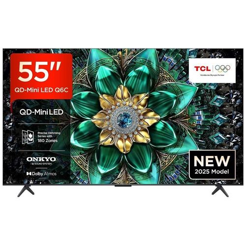 TCL 55Q6C 55" (140 cm), QD-Mini-LED, 4K, Onkyo 2.1 Sound System, 2025