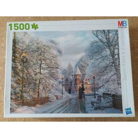 Puzzle Marque Mb - 1500 Pièces – Invitation De Noël Par Dominique Davidson