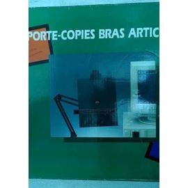 Porte-Copie Avec Bras Articulé Et Pince-Étau D'épaisseur Maximale 45mm Avec Guide-Ligne Réglable Pour Format De Feuille A4 En Métal Avec Règle En Plastique Dans Son Emballage Original