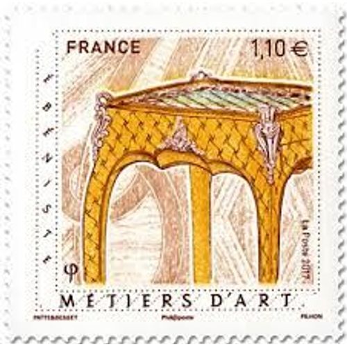 Métiers D'Art : Ébéniste Année 2017 N° 5197 Yvert Et Tellier Luxe