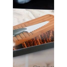 Pense À Pain En Bambou Avec Panier Gris Et Bois