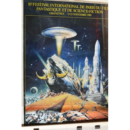 Affiche Originale Festival Du Film Fantastique De Paris 1980 Format 60x83