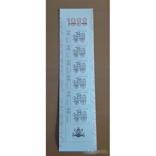 Carnet De 6 Timbres- Journée Du Timbre 1988
