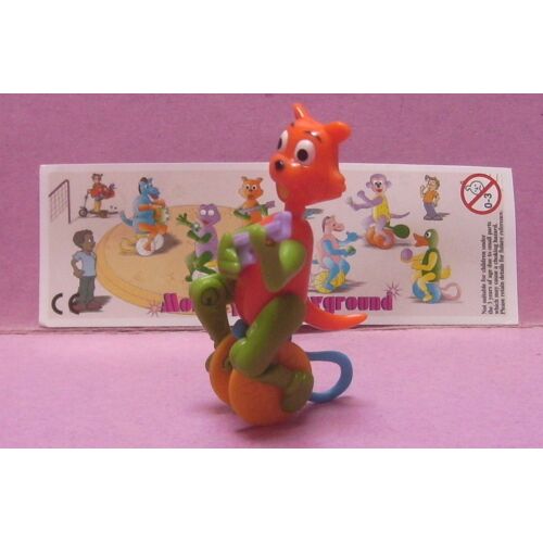 Figurine Maraja - Animaux Monocycle Playground - Série 1 - Écureuil - Art. 2012 N° T.M.O.N. 1-3 - (Style Kinder)