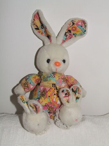 Lapin Imprime Pattes Lapin Multicolore Rose Jaune Bleu Vert