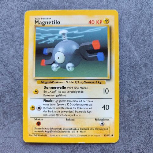 Carte Pokémon Magnetilo 53/102 Allemande