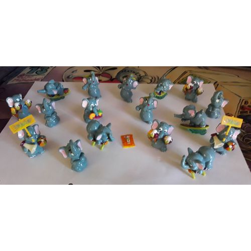 Lot De Figurines Kinder Elephantos 01/1999