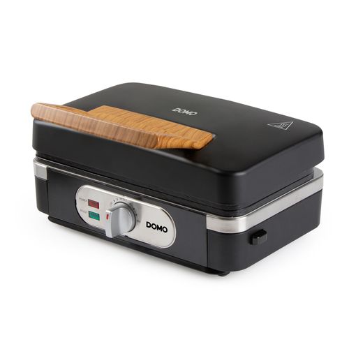 Domo DO9278C Snackmaker 3 en 1 : croque-gaufre-gril inky black