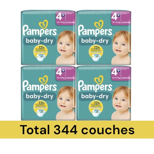 Pampers Taille 4+ Baby Dry