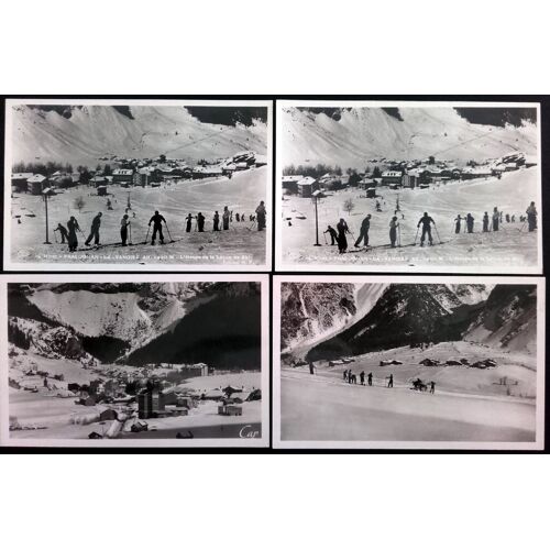 Lot De 4 Cartes Postales Neuves : Pralognan-La-Vanoise