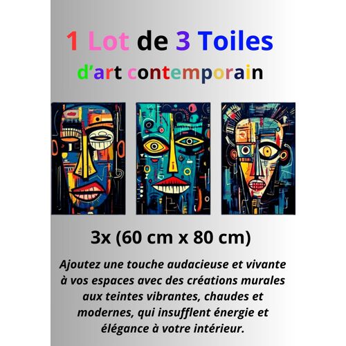 Trio D'affiches Art Déco : Modernité Et Couleurs Pour Sublimer Votre Intérieur