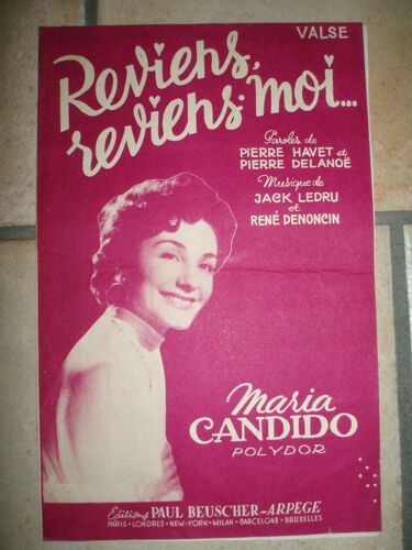 Maria Candido / Reviens Reviens Moi.