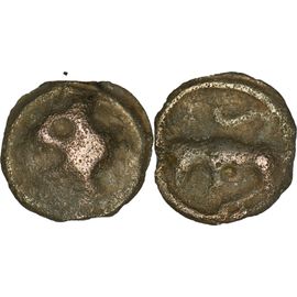 Gaule - Turons - Potin À La Tête Diabolique - Taureau - 80-50 Av. Jc - 3.12 G - 25-009