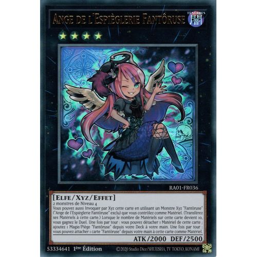 Yu Gi Oh Ra01 Fr036 Ange De L'espiegle Fantoruse Ultra Rare
