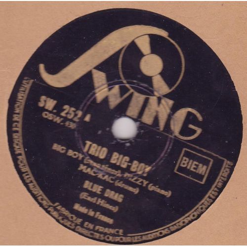 25 Cm 78 Trs  Blue Drag / What Is This Thing Called Love