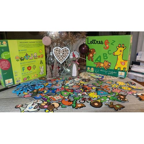 Eduludo Djeco Découvrir L'alphabet En Jouant Des 4 Ans Dans Sa Boîte Avec Sa Notice