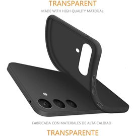 Coque pour Samsung Galaxy A5 2018, TPU Noir en Silicone, Ultra Fine 0.33mm