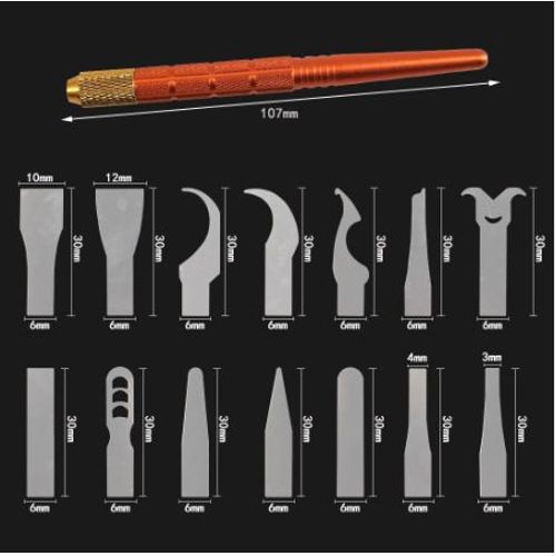 Kit Lames Fines pour Réparation de Circuit Imprimé