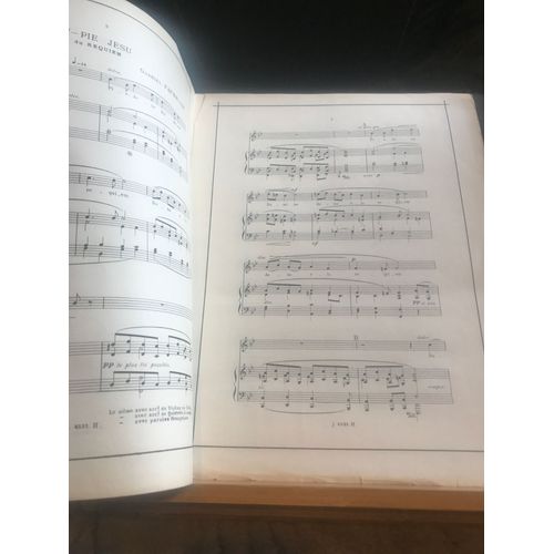 Gabriel Fauré Pie Jesu Partition Soprano Orgue Requiem Éditions Hamelle