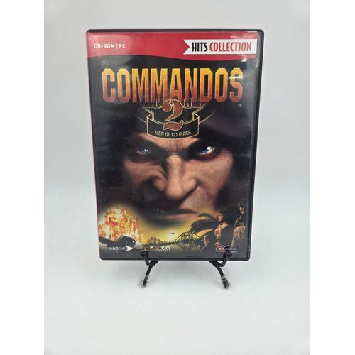 Jeu Pc Commandos 2 : Men Of Courage (Hits Collection) (Comprend 3 Cd) En Boite, Sans Notices