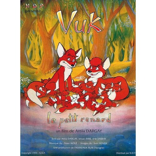 Affiche 120 X 160 Du Film D' Animation "Vuk Le Petit Renard" .