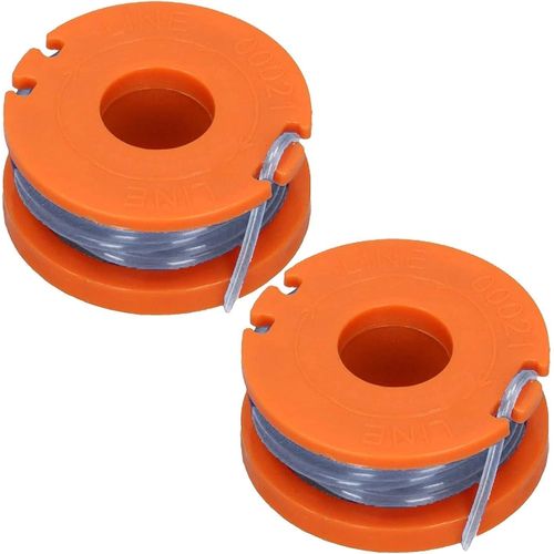 Lot de 2 Bobine de Fil Compatible avec MacAllister MGTP18Li Débroussailleuse - WG150, WG151 - 3m,1,65 mm